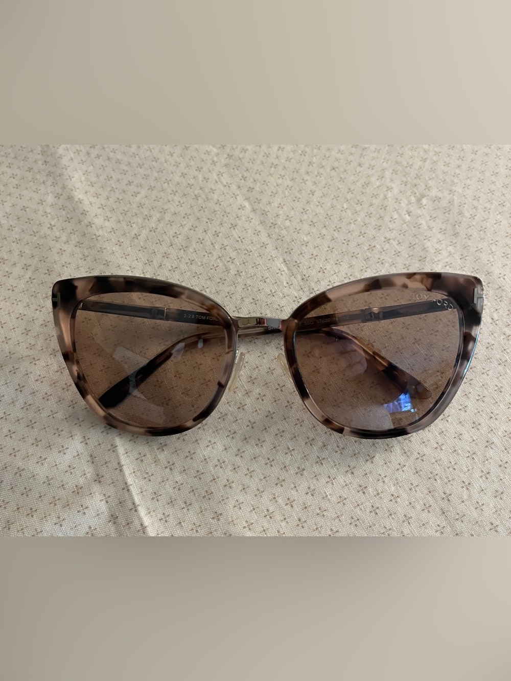 Tom Ford TF717 Brown Tortoiseshell Cat-Eye Sunglasses